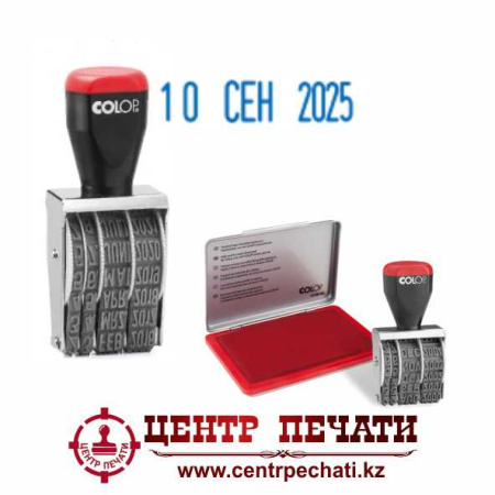 Colop Датер ручной ленточный металлический 07000 7 мм., русский